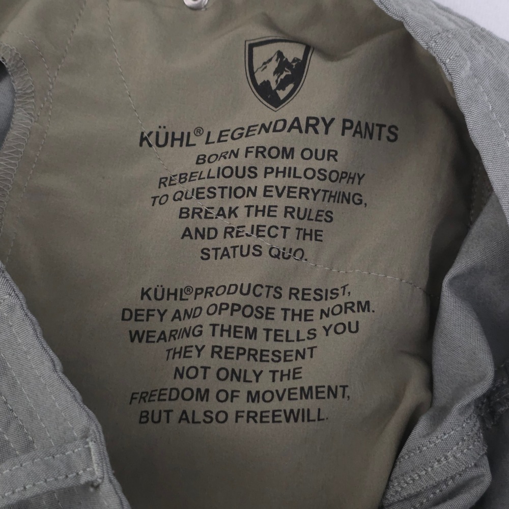 Kuhl Trekr Kapri Women Gray Outdoor Hiking Stretch Capri Pants Size 10 32X19 - Picture 7 of 9